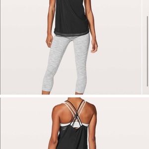 Lululemon mix and mesh singlet